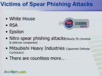 They all fell victim to spear phishing