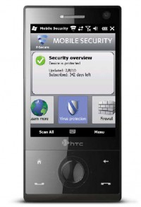 F-Secure Mobile Security app protecting a smartphone