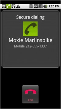 Securing a call using VoIP-based 'RedPhone' app