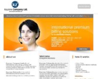 Website of one of the operators selling international premium rate numbers