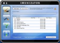 GUI of iMunizator - the infamous Mac scareware