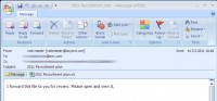 Spoofed email RSA was hit by