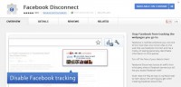 ‘Facebook Disconnect’ extension on Chrome Web Store