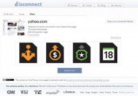 Report on Yahoo.com at Disconnect DB
