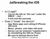 Jailbreaking - legal and safe