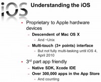 Determinative iOS features