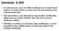 Building trust chains with X.509 certification