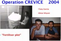 Operation CREVICE details in a nutshell