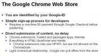 Features of the Chrome Web Store