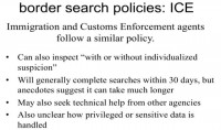 ICE’s policies are similar to CBP’s