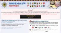 Police alert – German version