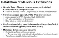 Malicious extensions: easy to get and really dangerous