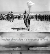 Turning technology into weapon in 1945
