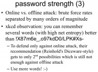 Passphrase with random words can provide high entropy level