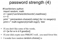 Password randomness from the code perspective