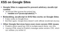 Exploiting XSS on Google services