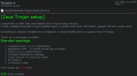 Forum message about Zeus setup service