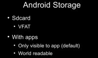 Some features of Android Storage