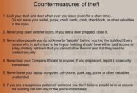 Theft prevention tips