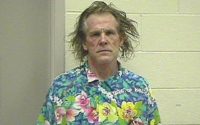 Infamous mugshot of Nick Nolte