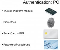 Authentication on conventional computers