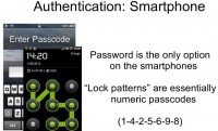 Password / passphrase – the only option