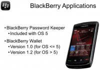 BlackBerry password management apps