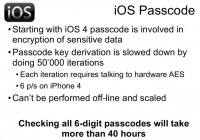 Passcode - good security measure for iOS