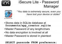 iSecure Lite – not too secure either