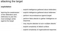 Exploitation while attacking the target