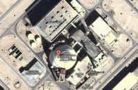 Google Maps image of the Bushehr nuclear plant in Iran