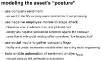 Use company sentiment to stage attack