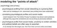 Role of psychology and privacy aspects