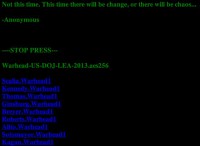 Part of the defaced website