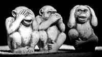 The Three Wise Monkeys: see no evil, hear no evil, speak no evil