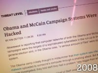 Campaigns for both candidates underwent pretty severe malware attacks