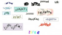 Different examples of CAPTCHAs