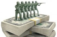 Defense spending is enormous and not quite justified