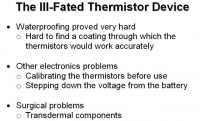 Problems with thermistors