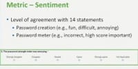 Evaluating user sentiment