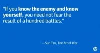 Quote from The Art of War by Sun Tzu