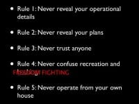 A concise set of rules