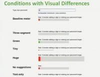 Visual differences breakdown