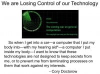 Cory Doctorow’s quote