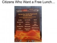 Personal data in return for a free lunch