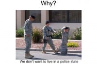 We say No to a police state