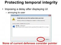 Temporal integrity protection