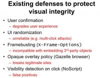 Visual integrity protection
