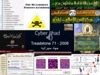 Collage on Jihadist resources