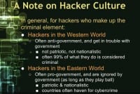 Differences in global hacker culture